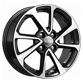 K&K КС861 6x15 4*100 ET50 DIA60.1 Алмаз черный Литой