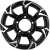 Khomen KHW 1505 5.5x15 5*139.7 ET5 DIA98.5 Black-FP Литой Khomen KHW 1505 5.5x15 5*139.7 ET5 DIA98.5 Black-FP Литой