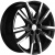 Khomen KHW 1905 7.5x19 5*108 ET46 DIA63.3 Black-FP Литой