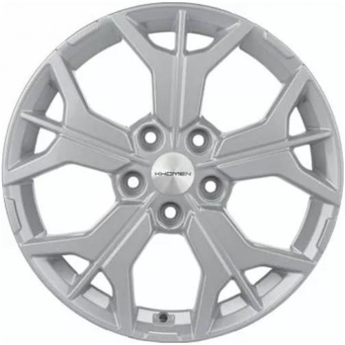 Khomen KHW 1715 7x17 5*112 ET54 DIA57.1 F-Silver Литой